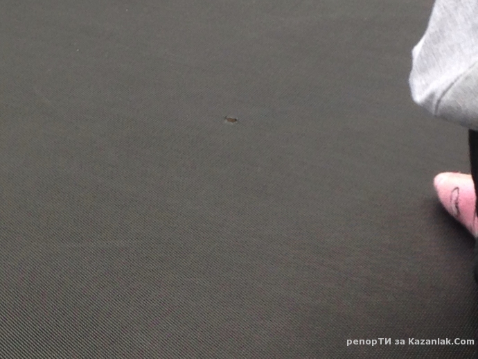 Опасен батут за деца в централно заведение