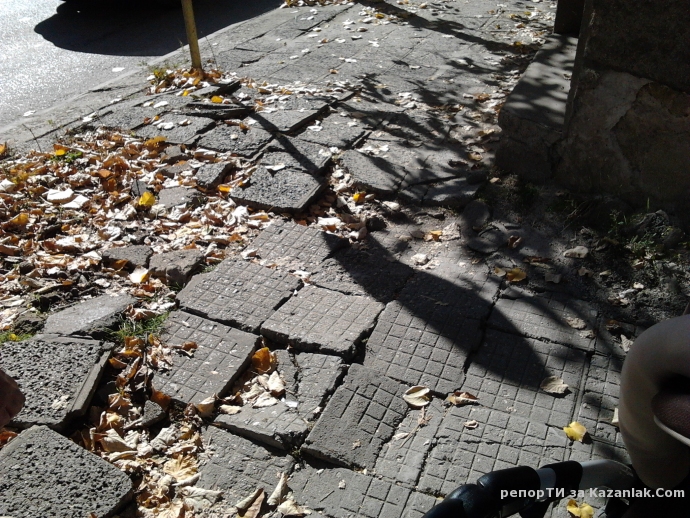 Тротоарите в Казанлък