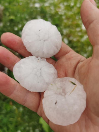 В село Горно Изворово малко след 19 часа днес. 🌧️❄️