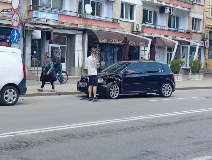 Леко ПТП на центъра 