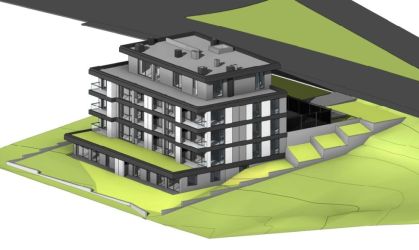 Многофамилна жилищна сграда с панорамни гледки – Казанлък