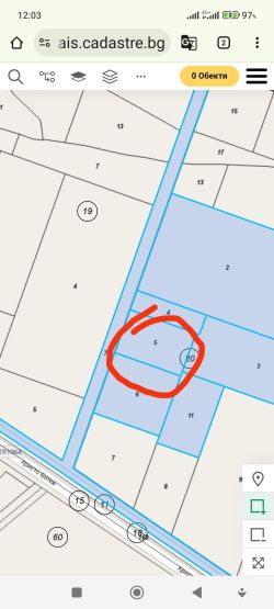 Продавам нива с. Бузовград, общ. Казанлък