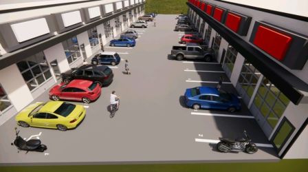 Предлага за продажба новостроящи се халета на комуникативно място в Казанлък