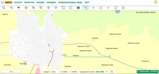 Парцел по пътя между с. Енина и с. Долно Изворово