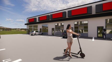 Предлага за продажба новостроящи се халета на комуникативно място в Казанлък