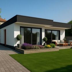 Новопостроена къща на един етаж – с. Енина