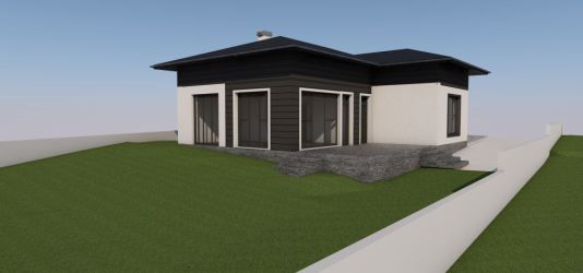 Нова къща с двор за продажба в с. Долно Изворово