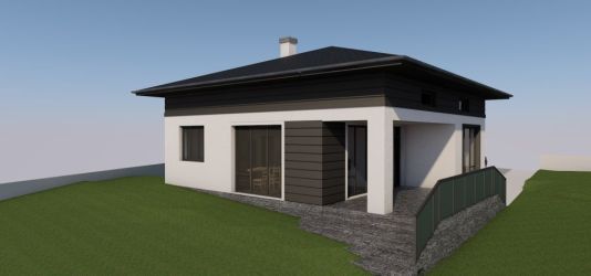 Нова къща с двор за продажба в с. Долно Изворово