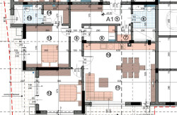 Тристаен апартамент с двор за продажба – ново строителство, район Лидл, гр. Казанлък